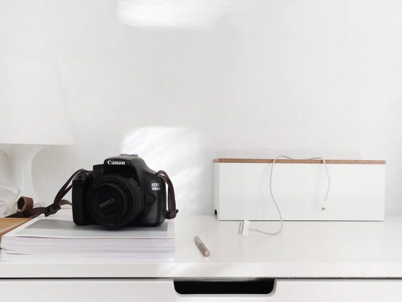 Camera on a Desk